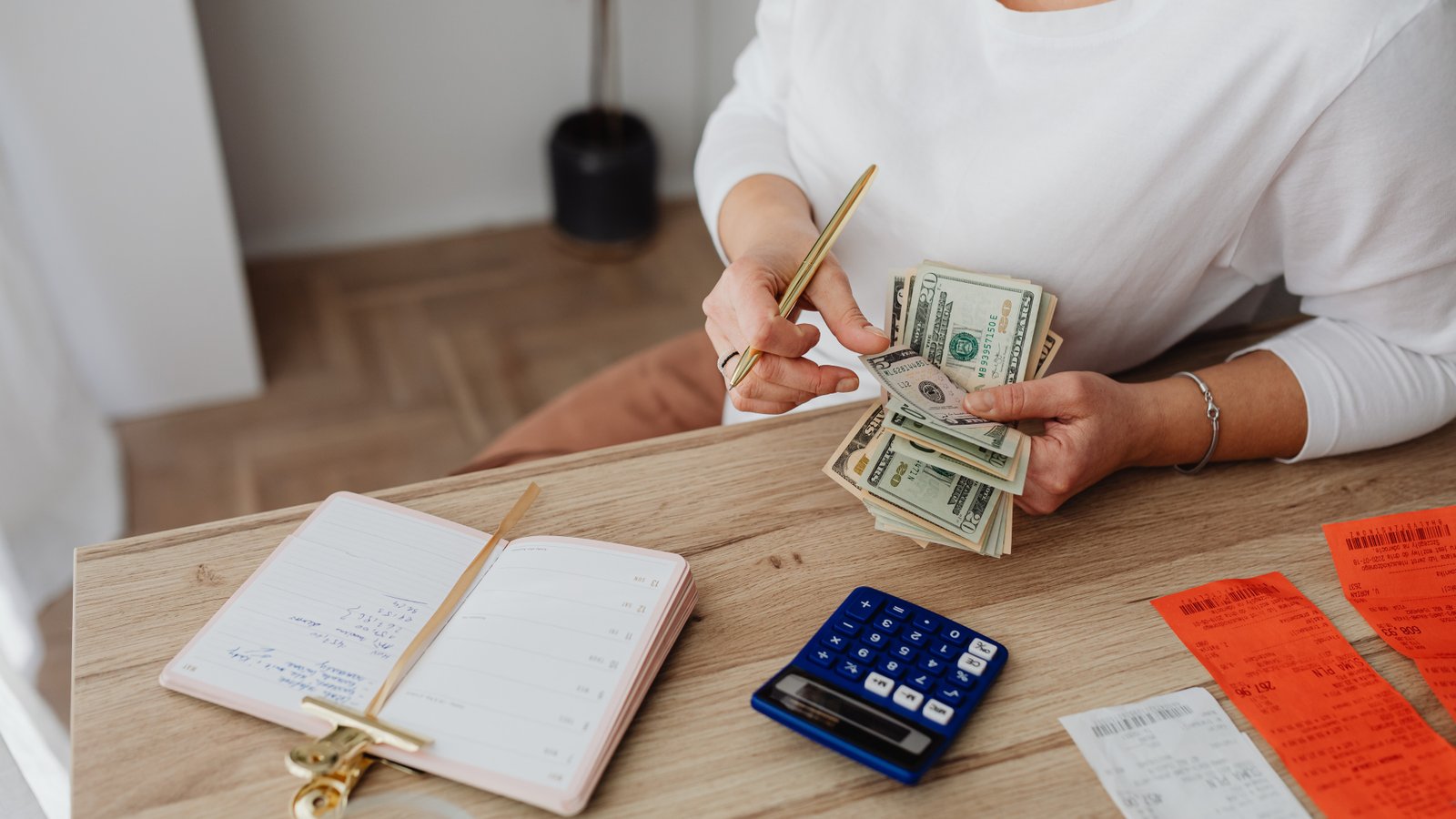 Parent and student reviewing tuition numbers
