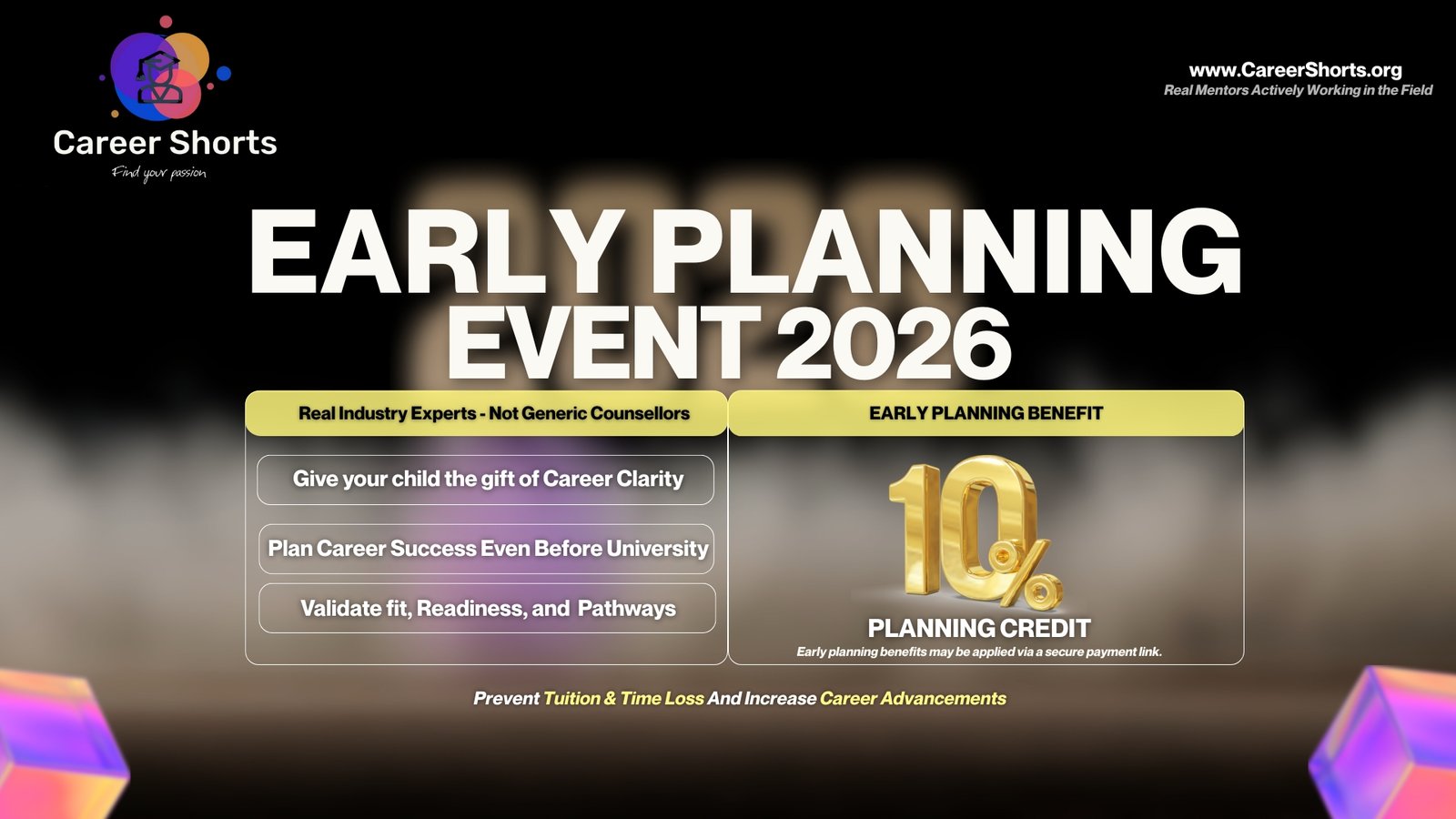 Career Shorts promotion